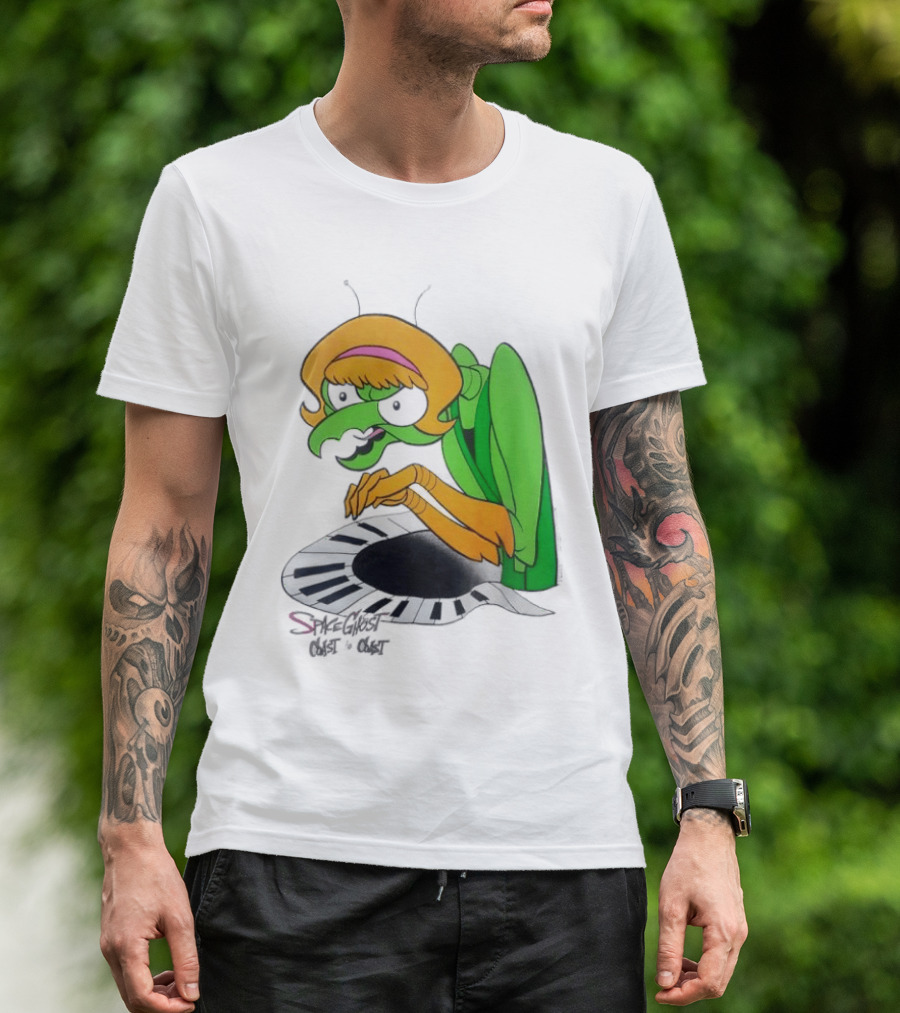 Space Ghost Coast To Coast Zorak Playing Piano T-Shirt