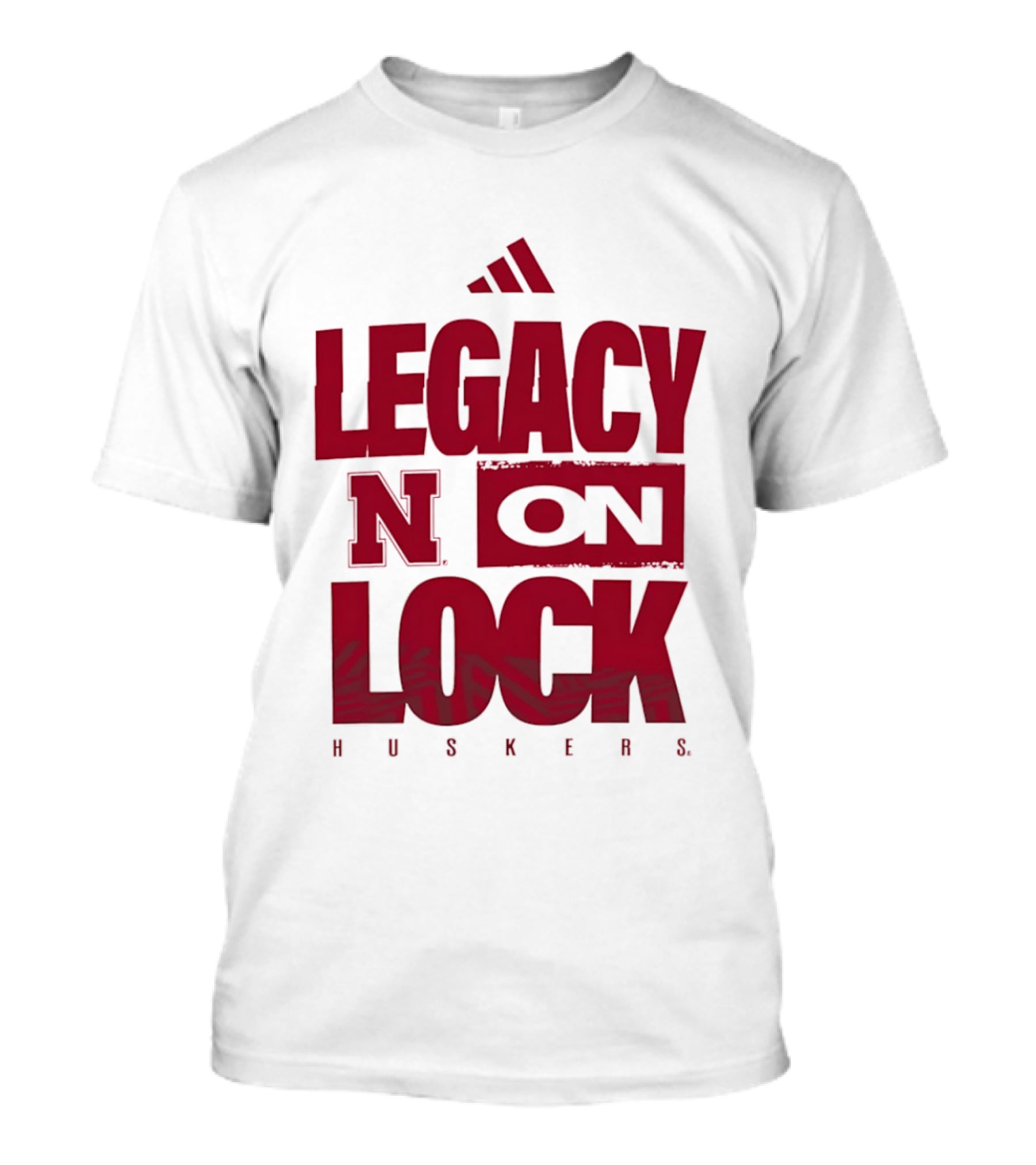 Nebraska Cornhuskers Legacy N On Lock Huskers T-Shirt