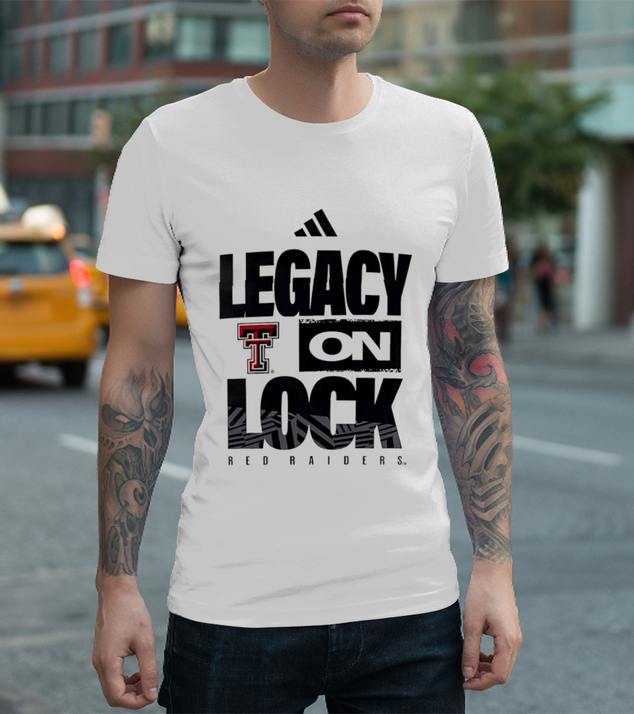 Texas Tech Red Raiders Legacy On Lock Adidas T-Shirt