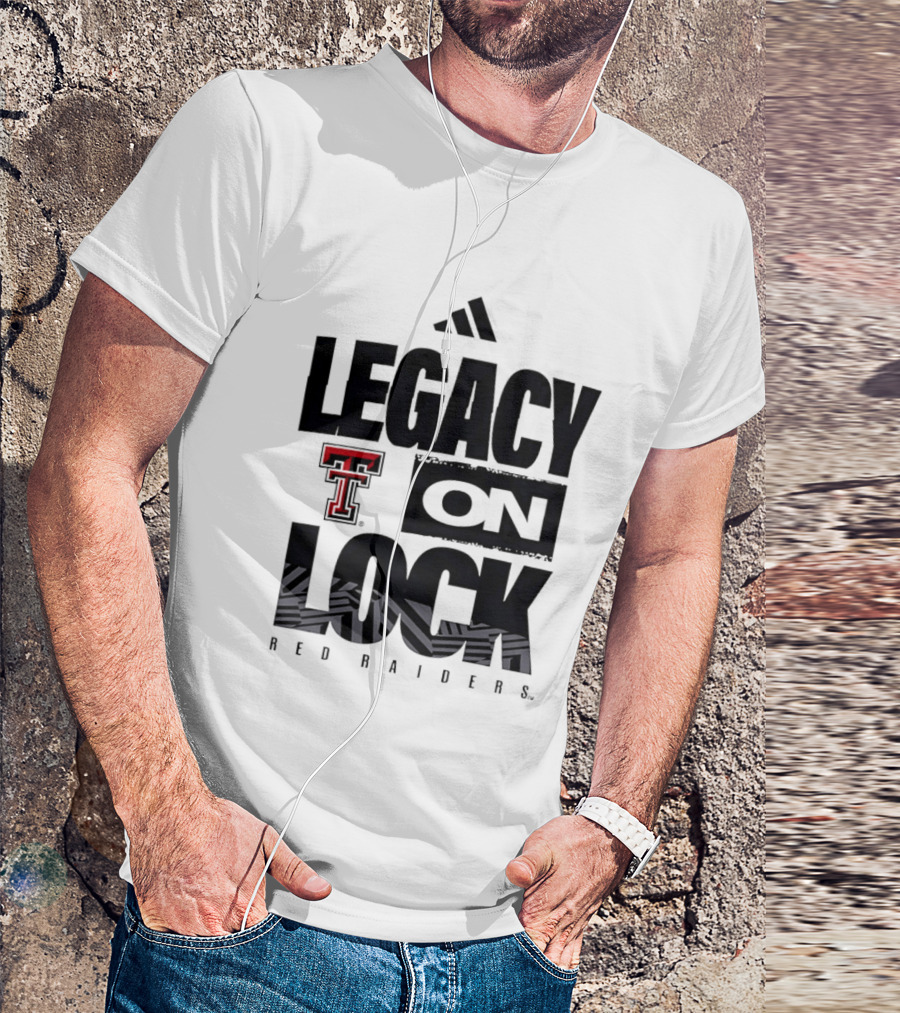 Texas Tech Red Raiders Legacy On Lock Adidas T-Shirt