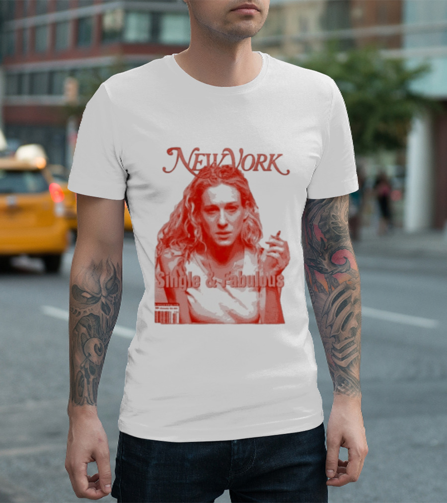 New York Single And Fabulous Magazine Cover T-Shirt