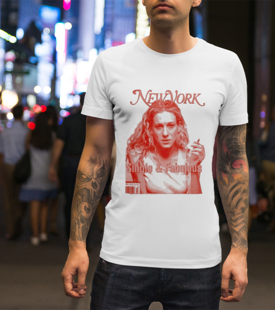 New York Single And Fabulous Magazine Cover T-Shirt