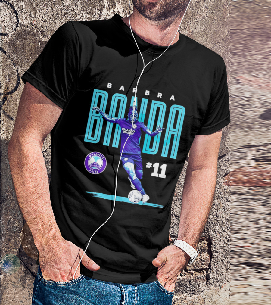 Barbra Banda Orlando Pride #11 Bitmap Player Soccer T-Shirt