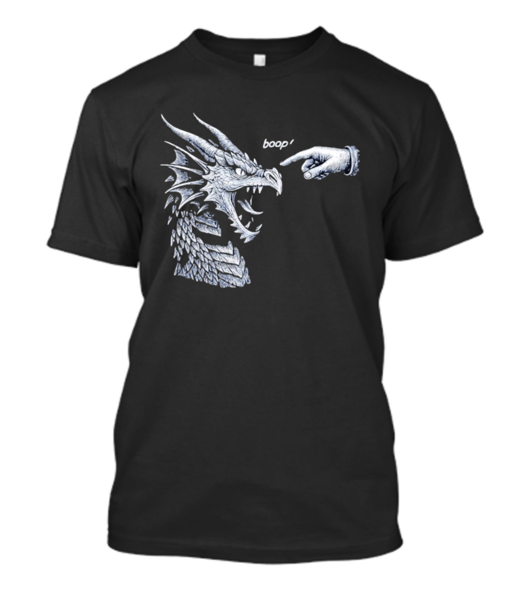 Boop Dragon With Pointing Finger T-Shirt