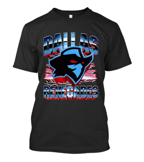 Dallas Renegades UFL Team Emblem Rugged T-Shirt