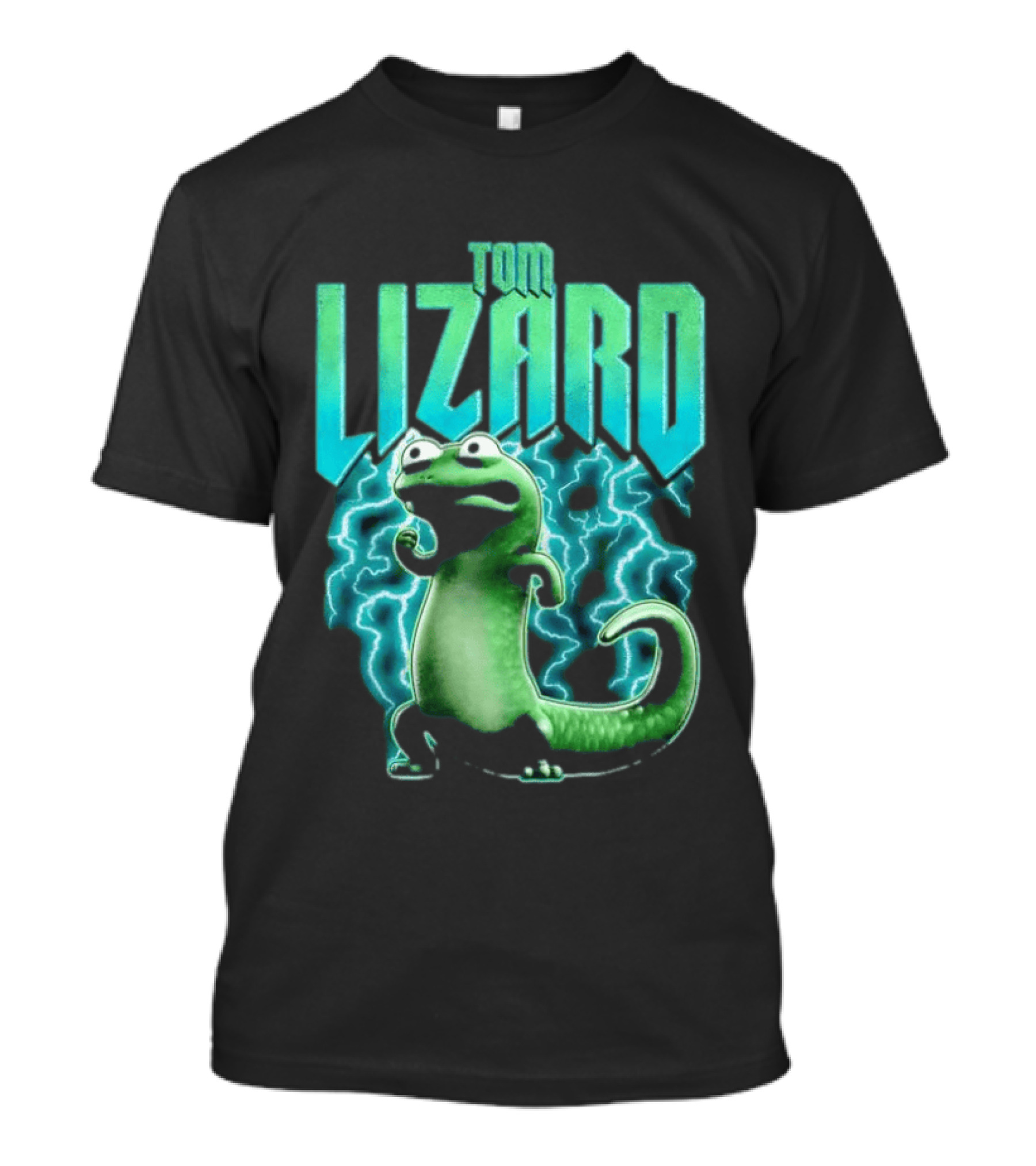 Tom Lizard Animated Lightning Character Disney Hoppers T-Shirt