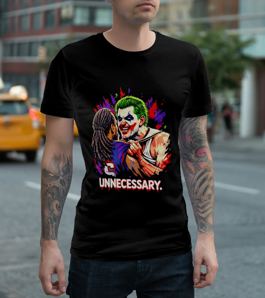 Unnecessary Joker Nikola Jokic Denver Nuggets Basketball Meme T-Shirt