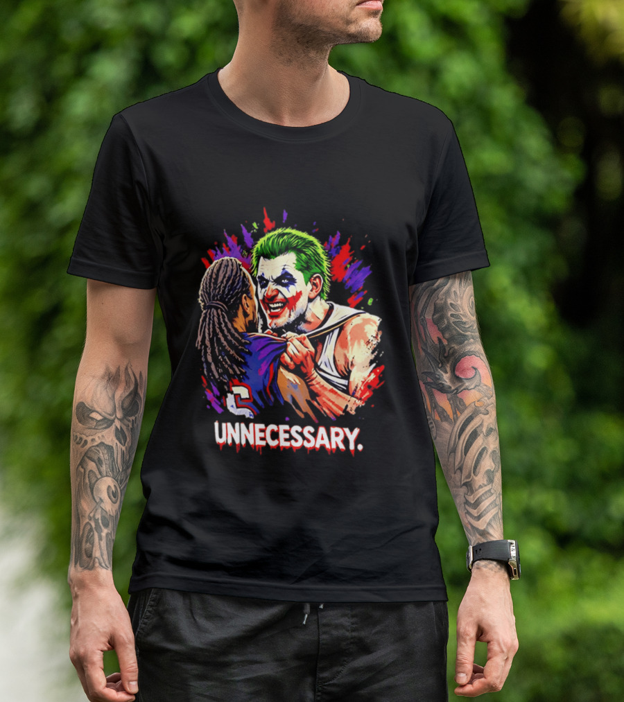 Unnecessary Joker Nikola Jokic Denver Nuggets Basketball Meme T-Shirt