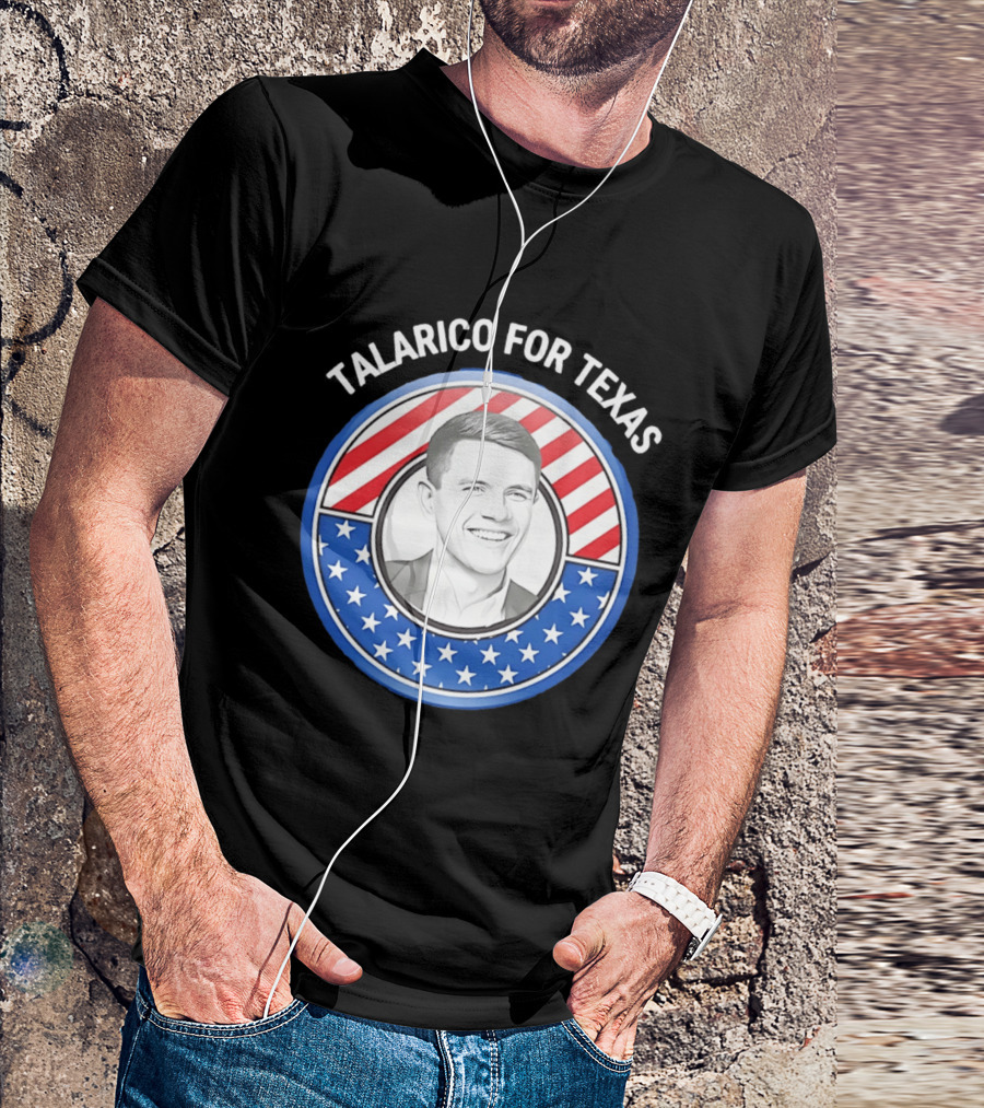 Talarico For Texas US Senator James Talarico '26 Stars Stripes Campaign T-Shirt