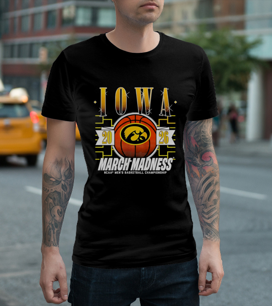 Iowa Hawkeyes 2026 NCAA Men's Basketball Championship March Madness T-Shirt