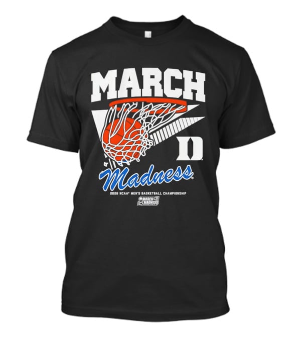 Duke Blue Devils 2026 March Madness NCAA Men's Basketball Championship Swish T-Shirt