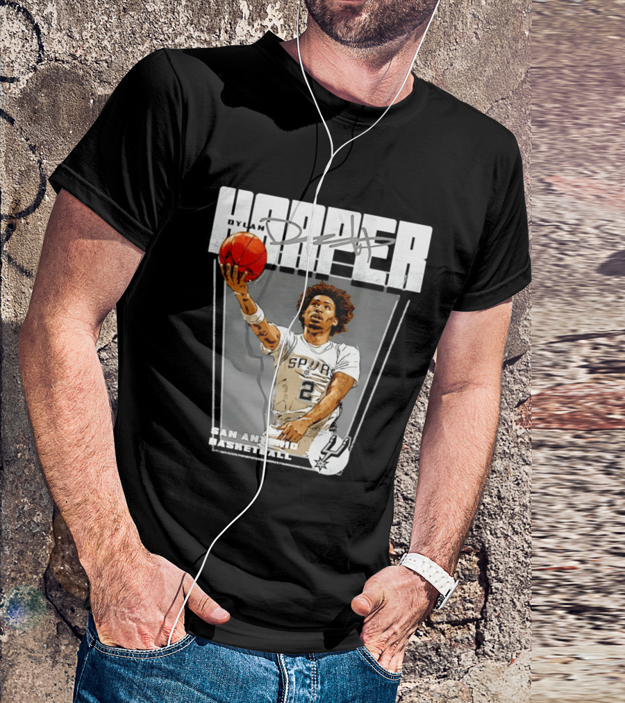 Dylan Harper San Antonio Spurs Basketball Premiere T-Shirt