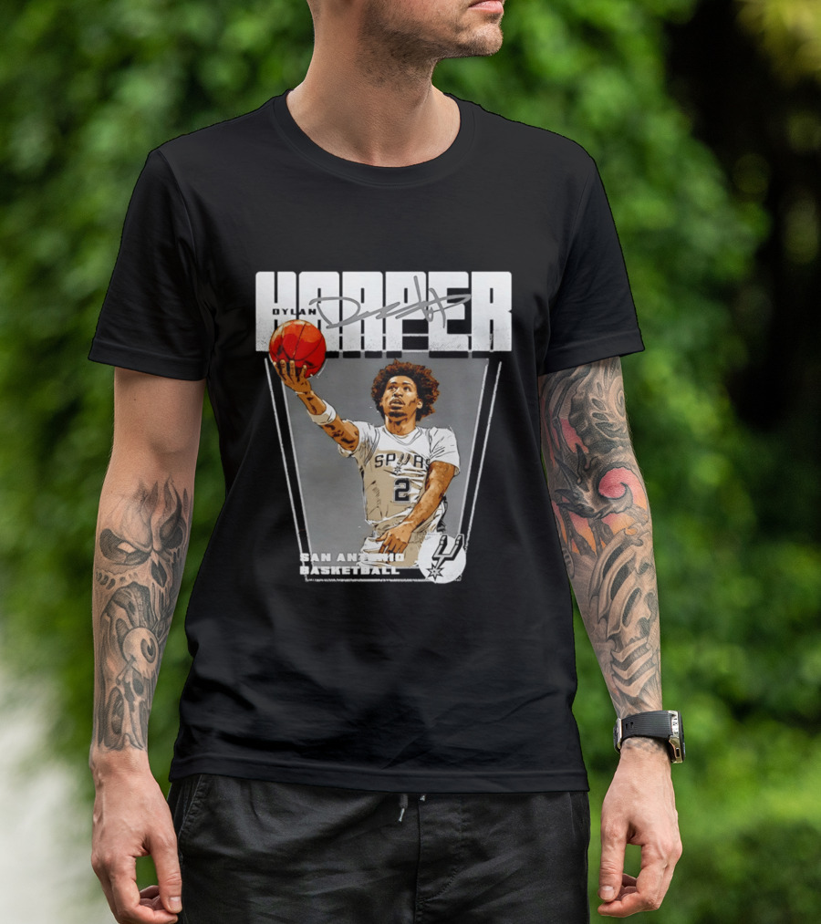 Dylan Harper San Antonio Spurs Basketball Premiere T-Shirt