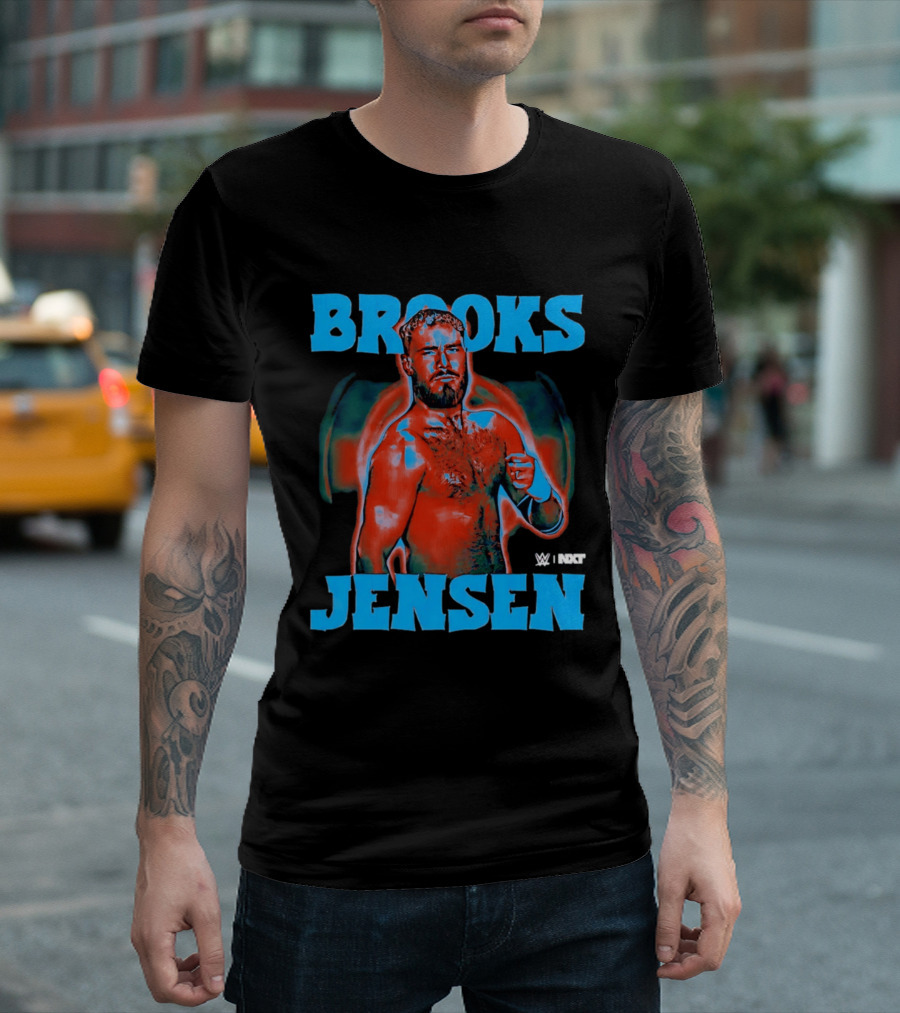 Brooks Jensen WWE NXT Wrestling Pose T-Shirt