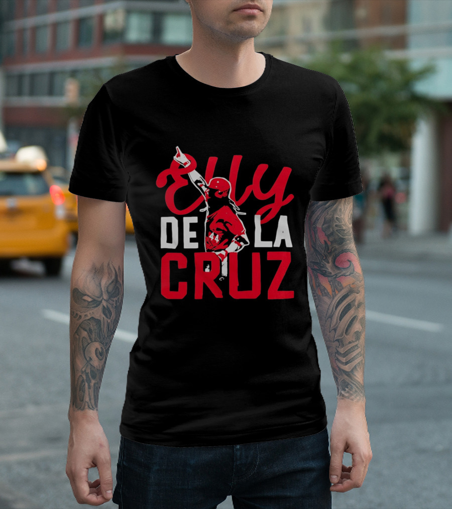 Elly De La Cruz Cincinnati Reds 44 Handcrafted Superstar T-Shirt