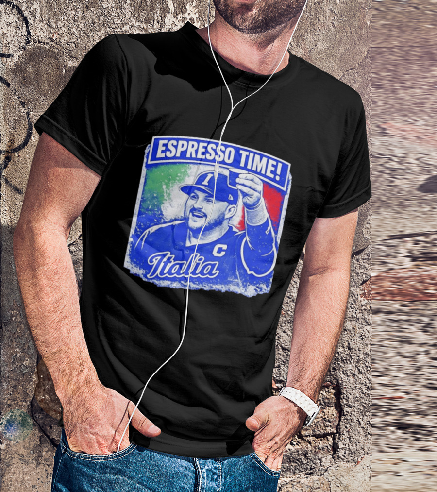 Espresso Time Italia Italy Baseball Celebration T-Shirt