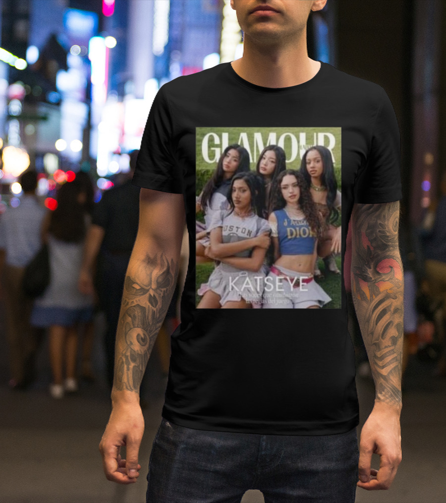 Glamour Latinoamérica Katseye Dior Boston Style Cover T-Shirt