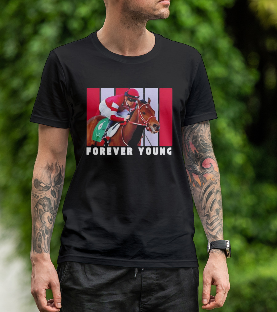 Forever Young Horse Racing Santa Anita T-Shirt