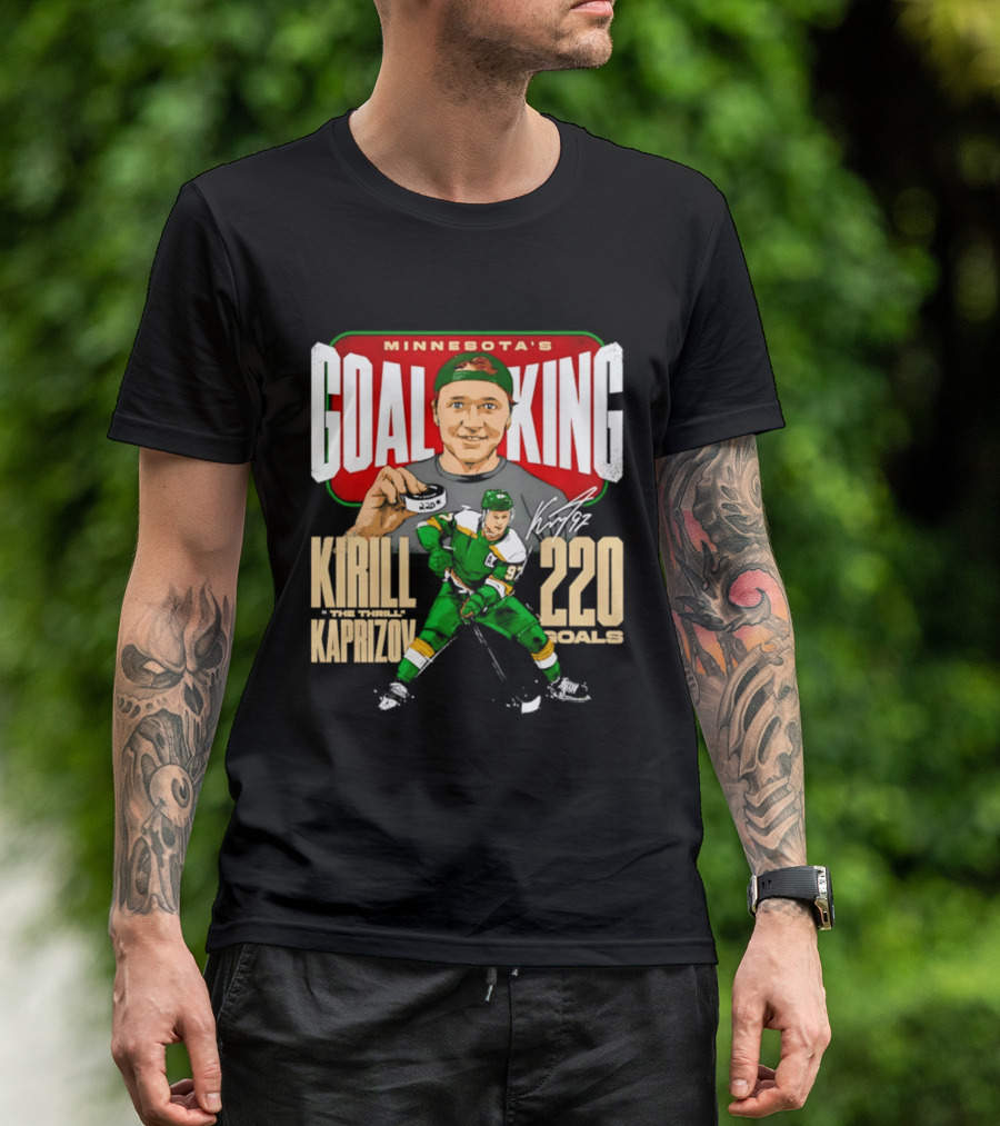 Minnesota's Goal King Kirill Kaprizov 220 Goals T-Shirt