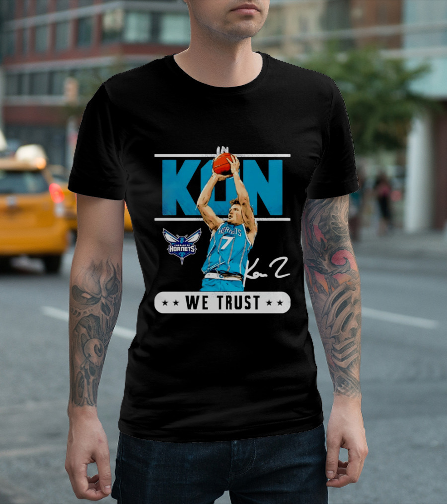 Kon Knueppel Charlotte Hornets Basketball We Trust T-Shirt