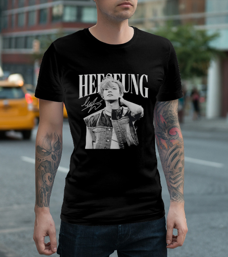 Heeseung Signature Denim T-Shirt