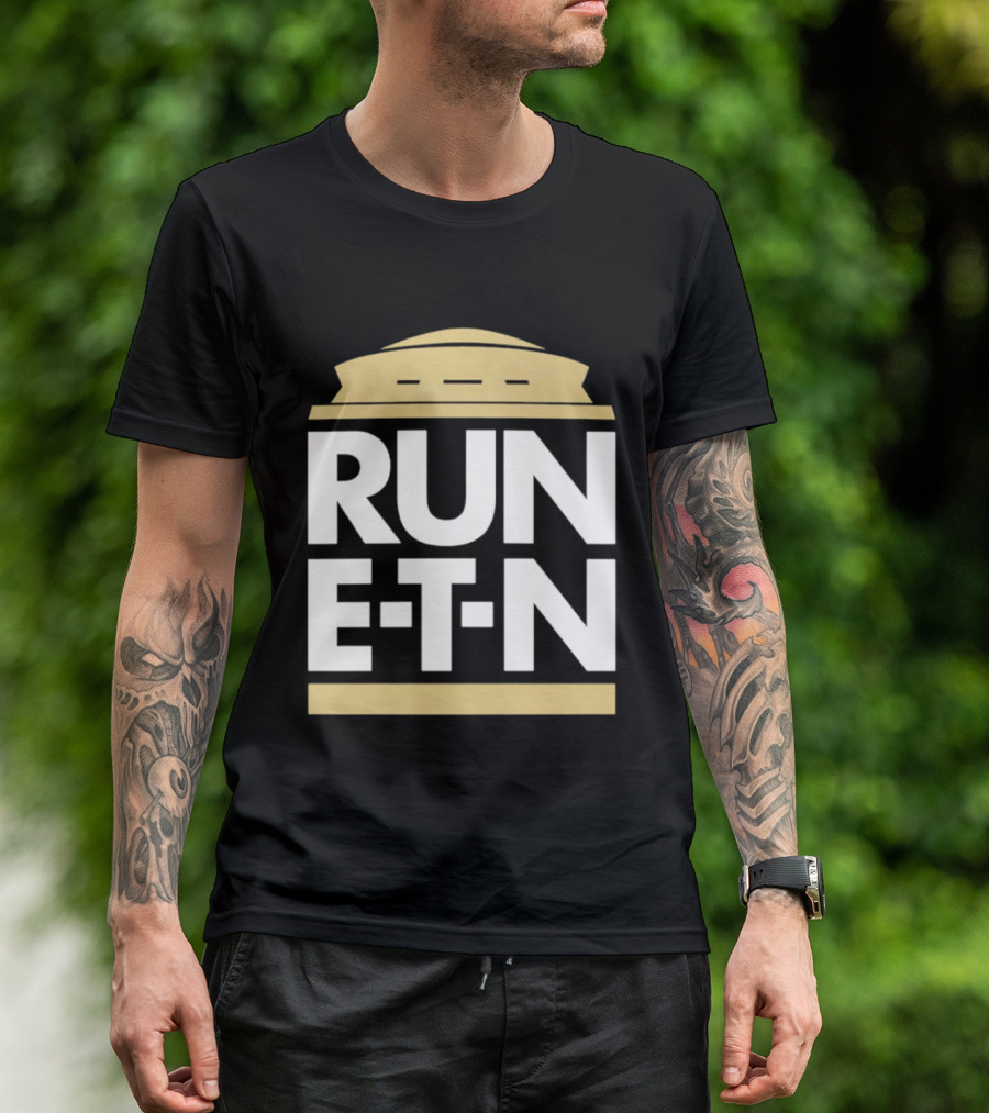 New Orleans Saints Run ETN Stadium Motif T-Shirt