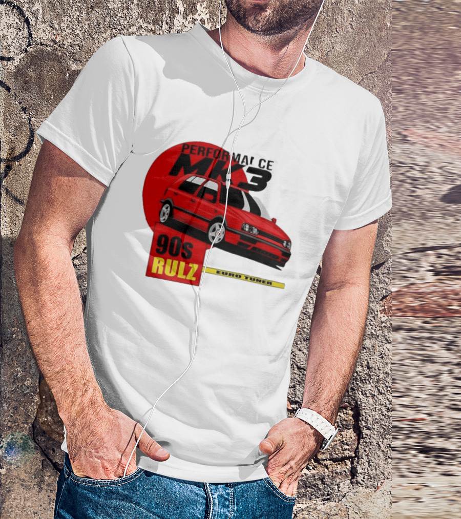 Performance MK3 90s Rulz Euro Tuner T-Shirt