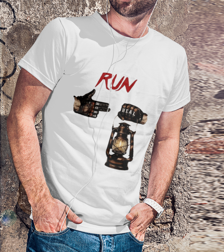 RUN Bray Wyatt Hurt Heal Lantern Mashup T-Shirt