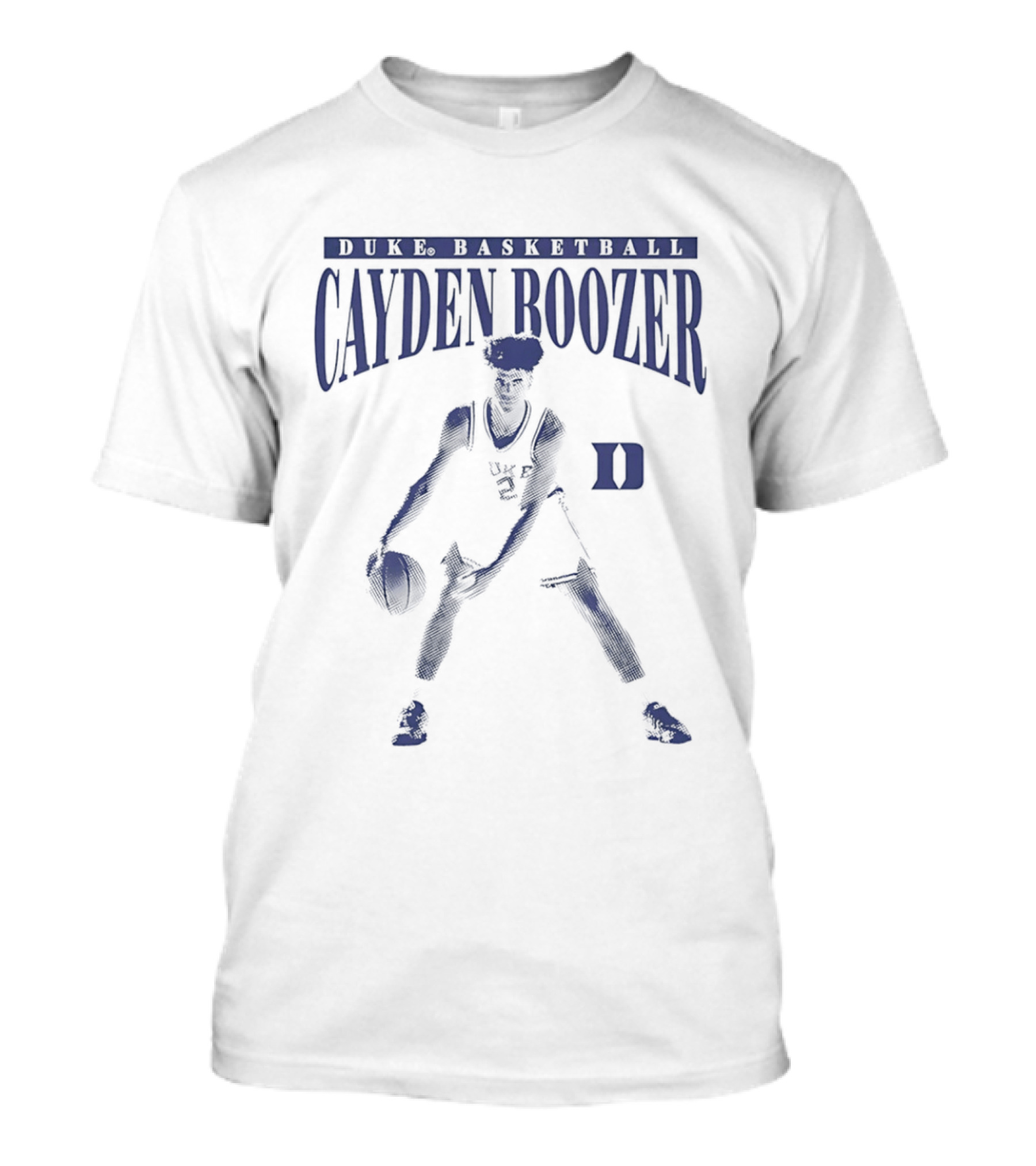 Cayden Boozer Duke Blue Devils NCAA Basketball Player T-Shirt