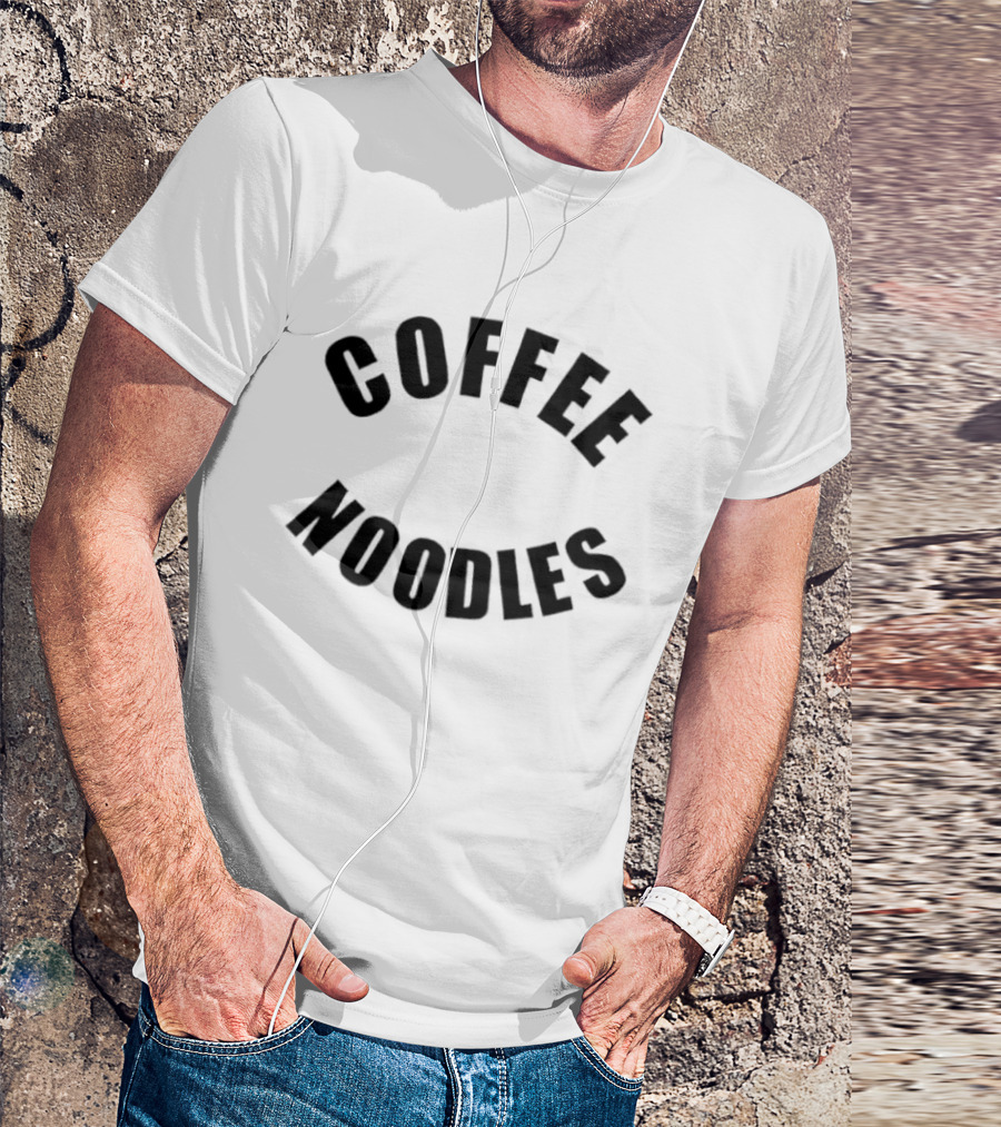 COFFEE NOODLES Curved T-Shirt