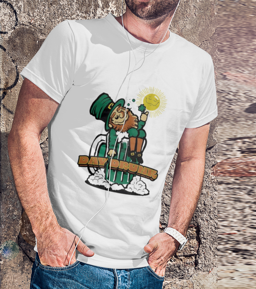 Day Drunk Leprechaun St. Patrick's Day Funny Irish Celebration T-Shirt