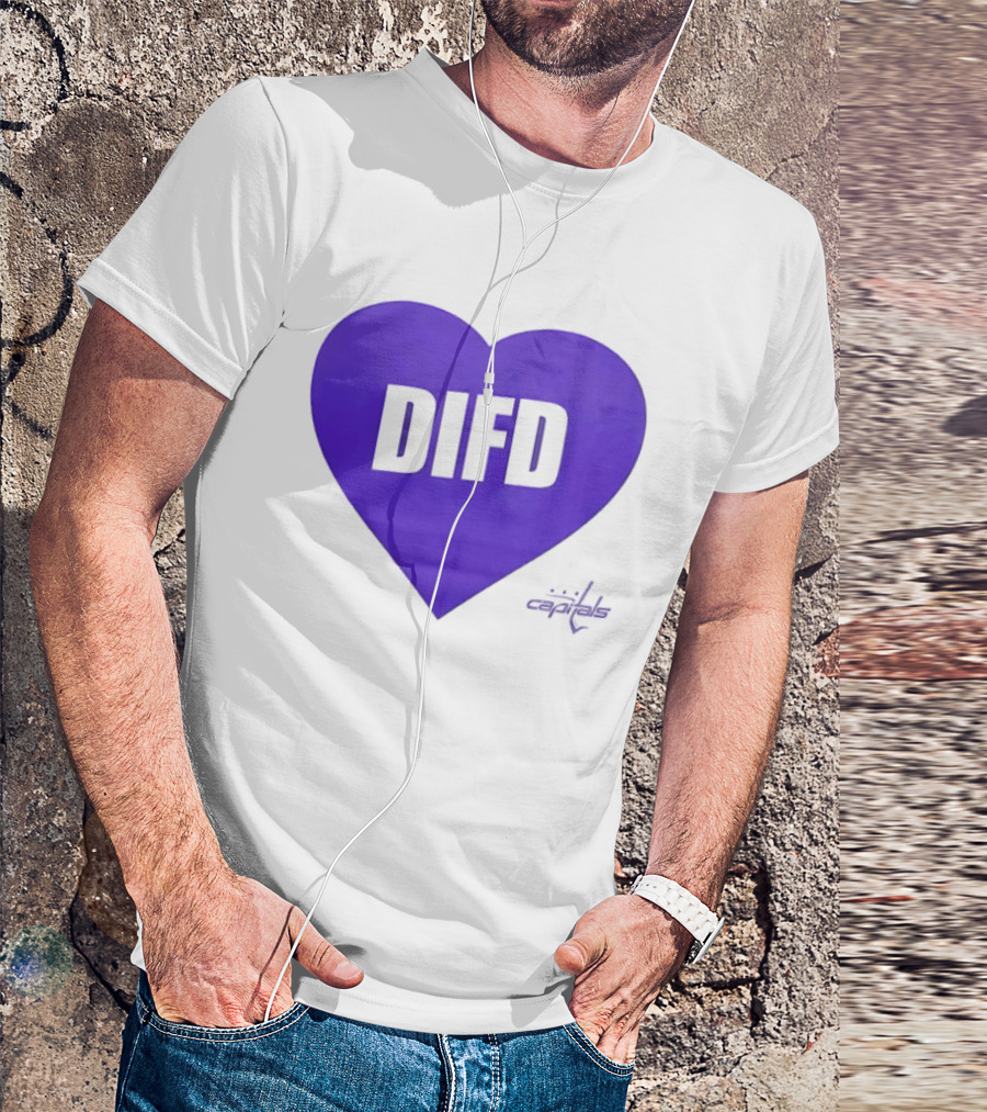 Washington Capitals DIFD Purple Heart T-Shirt