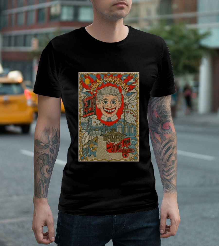 Mike Gordon March 14 2026 The Stone Pony Asbury Park NJ Tour T-Shirt