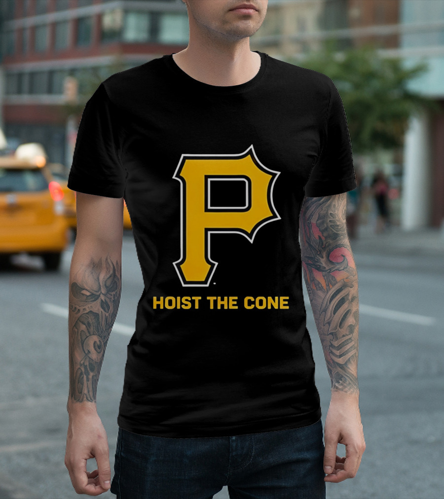 Pittsburgh P Hoist The Cone T-Shirt