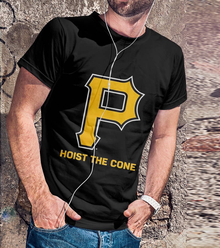 Pittsburgh P Hoist The Cone T-Shirt