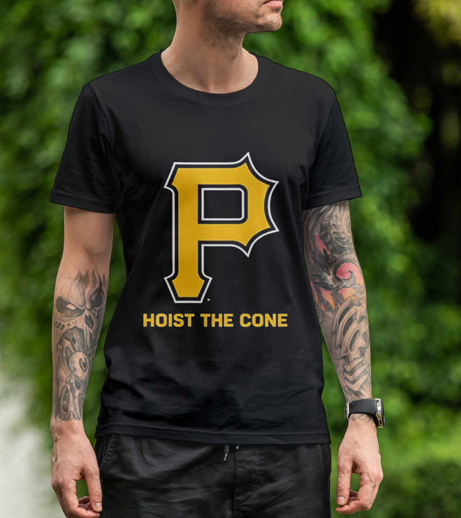 Pittsburgh P Hoist The Cone T-Shirt