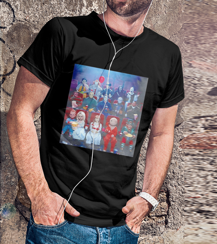 Scary Movie 6 Gathering Horror Characters Ing Together T-Shirt