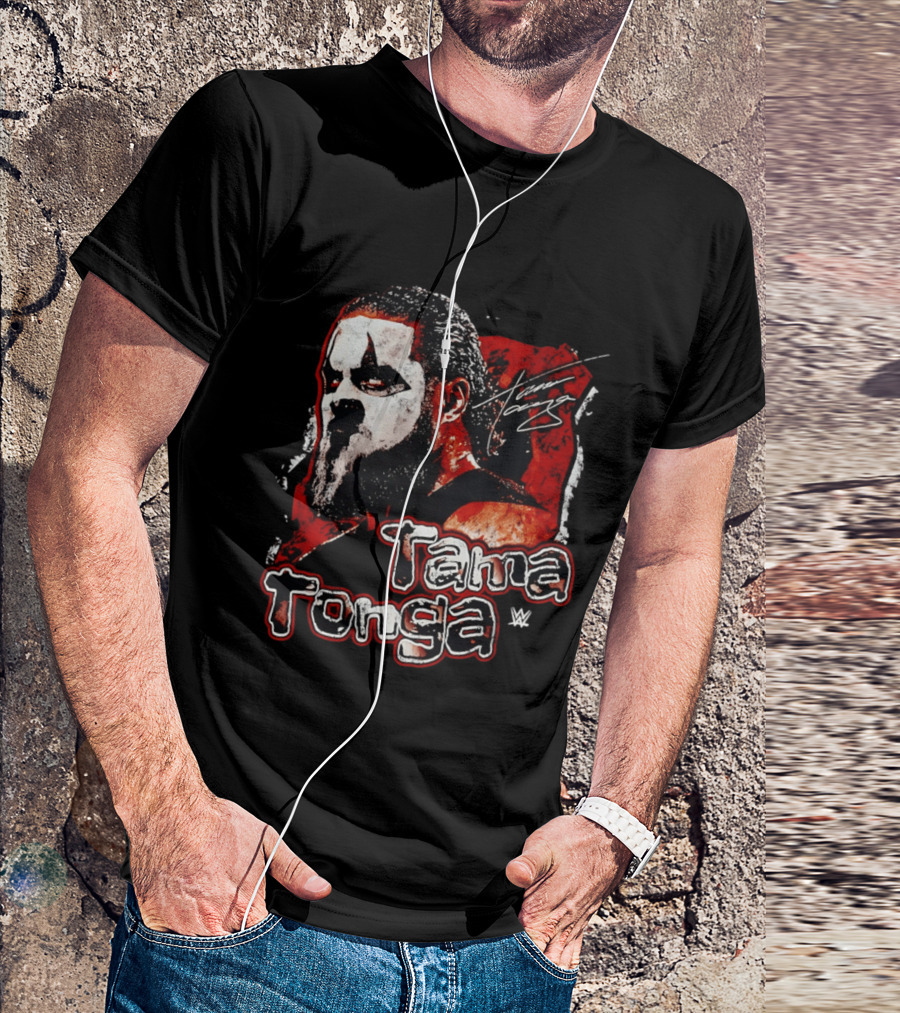 Tama Tonga WWE Grunge Style Design Signature T-Shirt