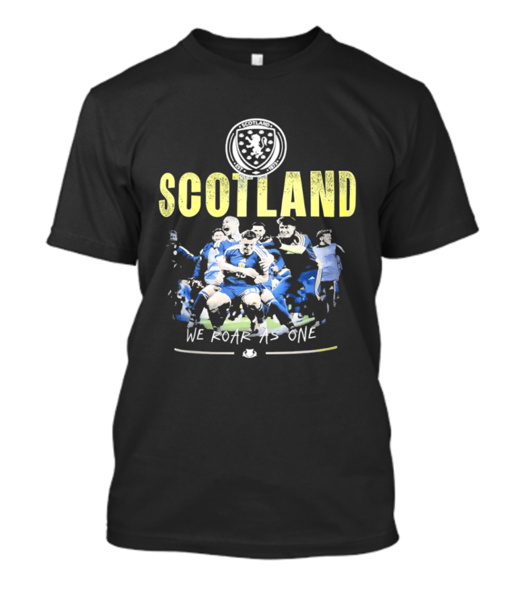 Scotland We Roar As One Team Spirit Rugby Union T-Shirt