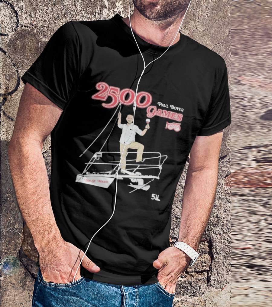 2500 Games Paul Boyer The St. Marie T-Shirt