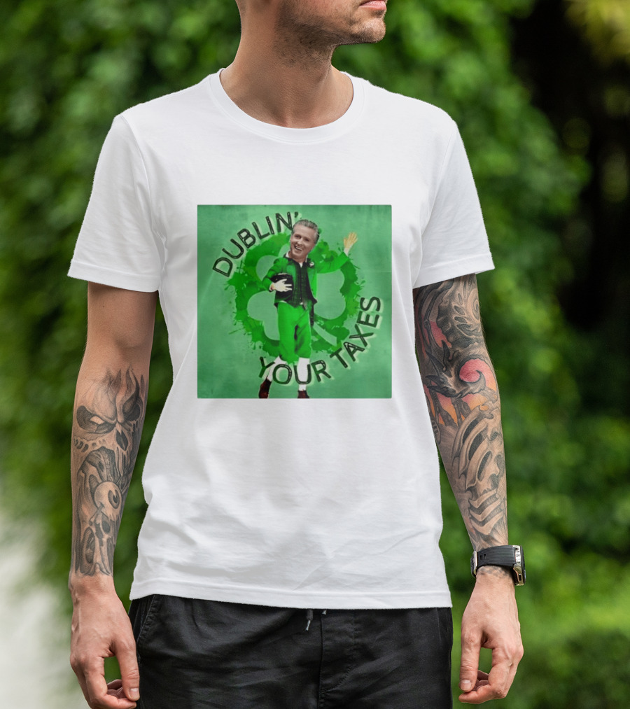 Gavin Newsom Dublin Your Taxes Leprechaun St Patrick's Day T-Shirt