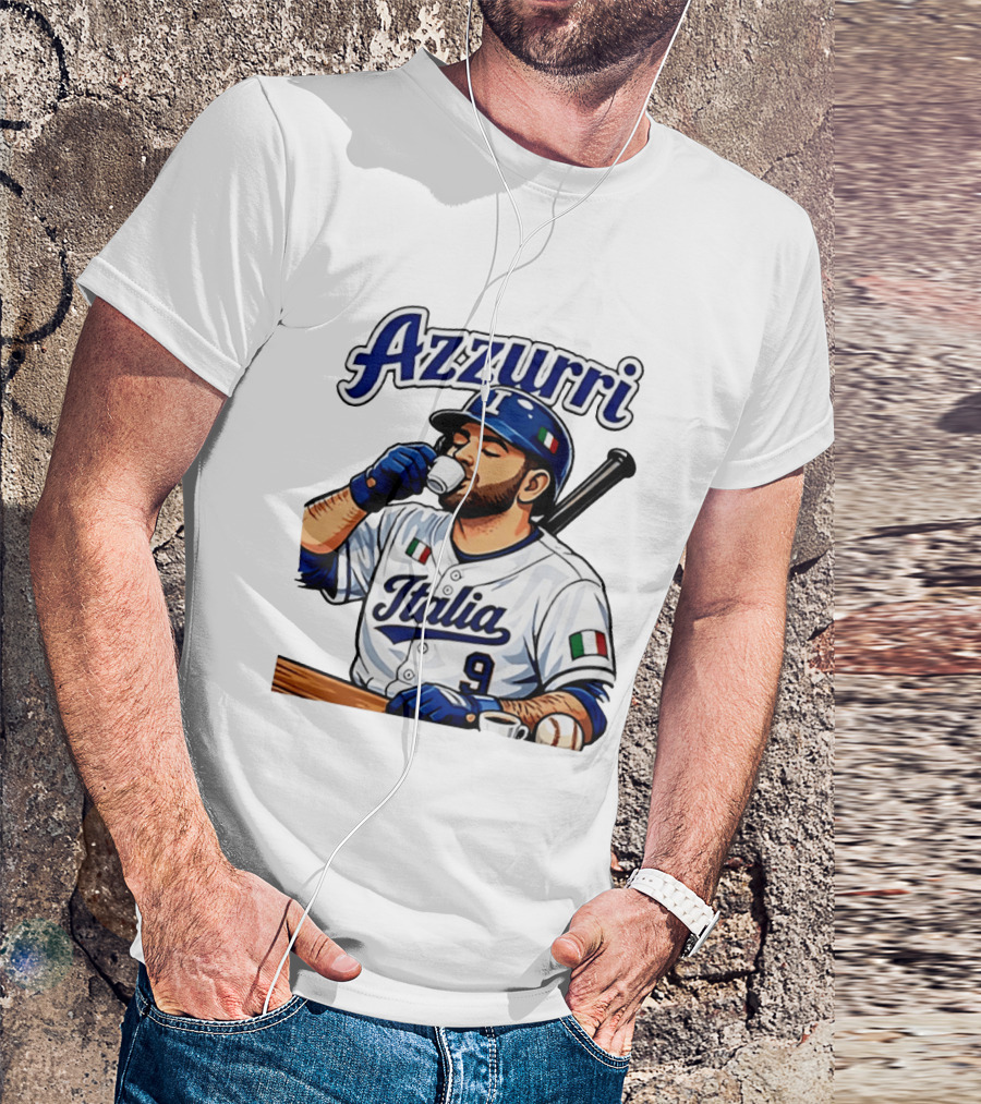 Italia Azzurri WBC Baseball Vinnie Pasquantino 2026 T-Shirt