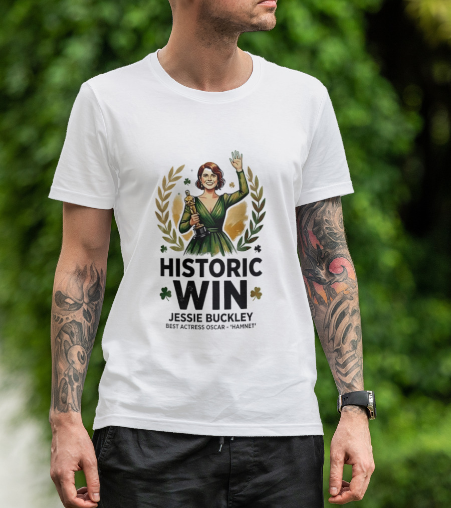 Jessie Buckley Historic Win Best Actress Oscar Women T-Shirt