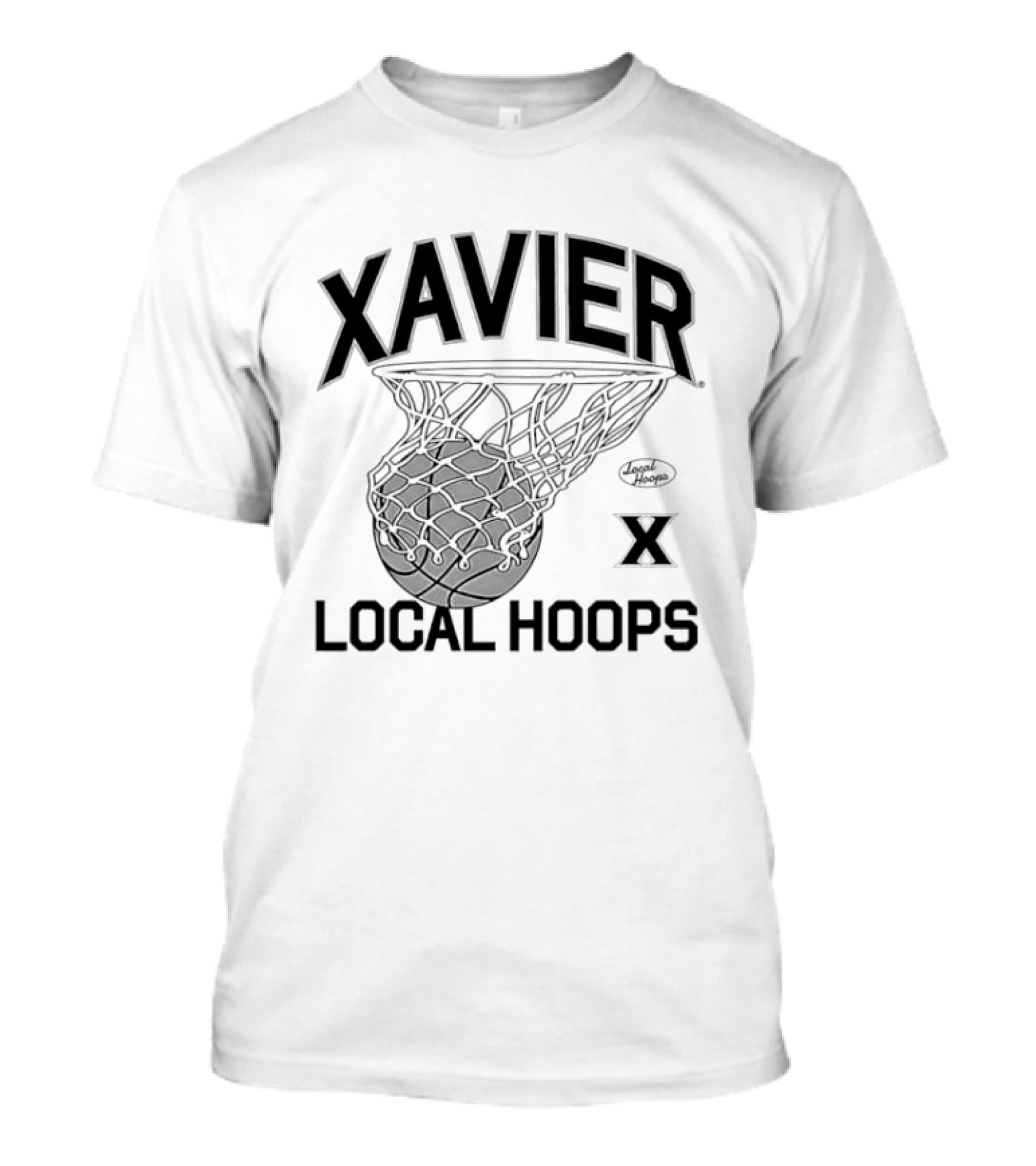 Xavier Basketball Local Hoops Team Spirit T-Shirt