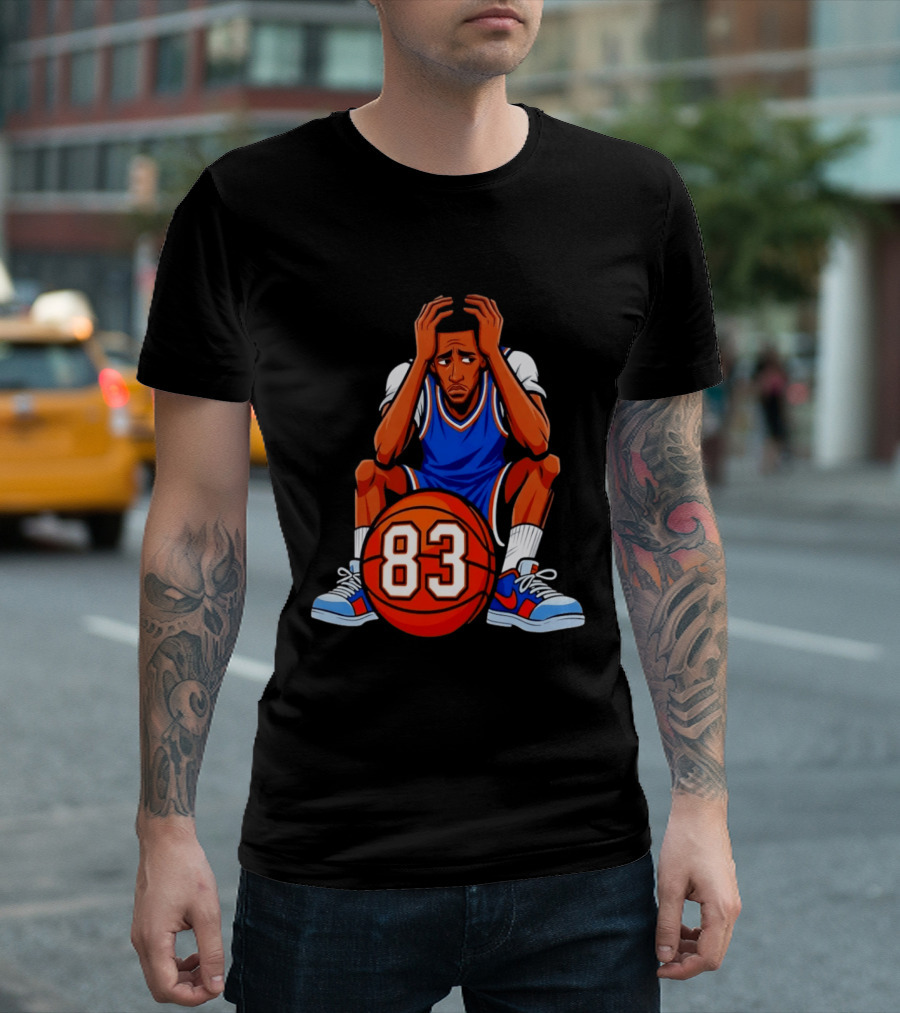 Bam Adebayo 83 Miami Heat Performance Caricature T-Shirt