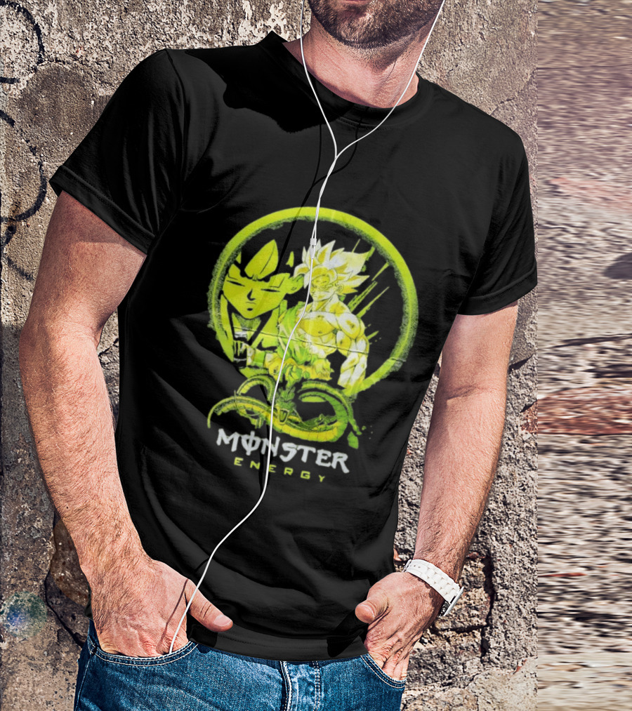 Songoku Dragon Ball Monster Energy Shenron Fusion T-Shirt