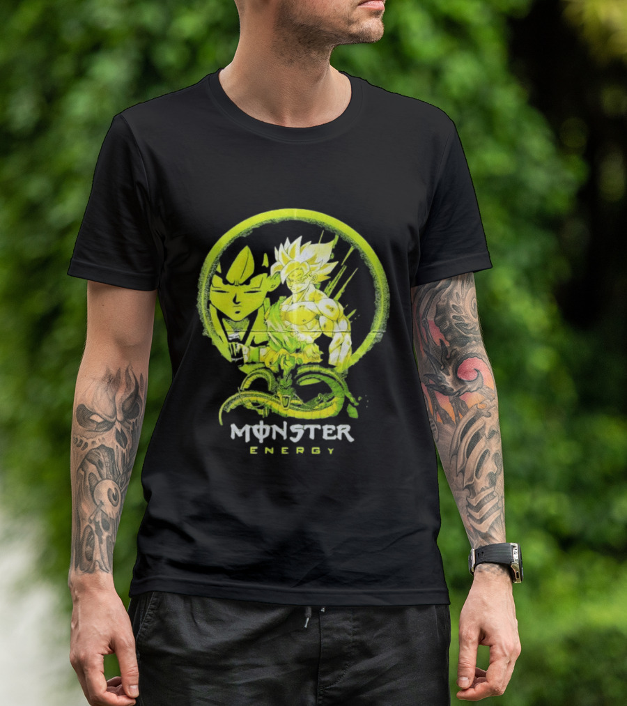 Songoku Dragon Ball Monster Energy Shenron Fusion T-Shirt