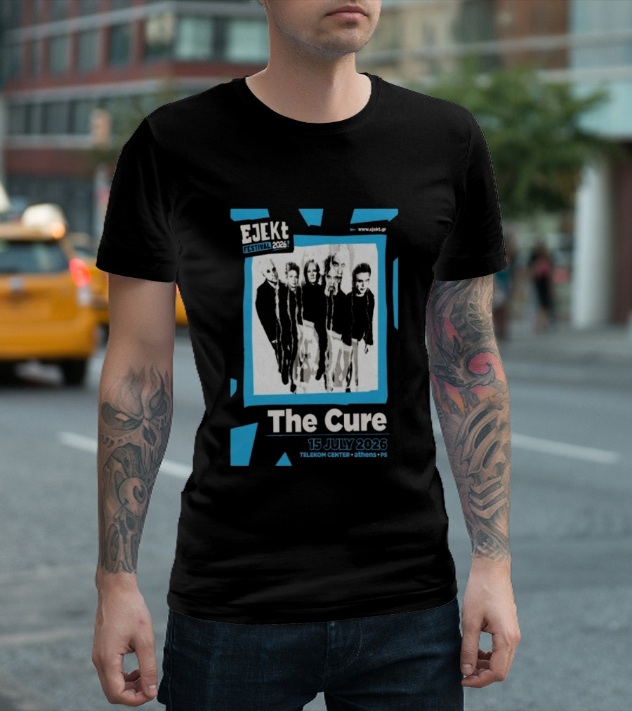 EJEKT Festival 2026 The Cure 15 July Telekom Center Athens T-Shirt