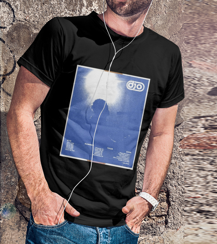 Djo Summer Tour 2026 Pittsburgh New York New Haven Louisville Milwaukee San Francisco T-Shirt