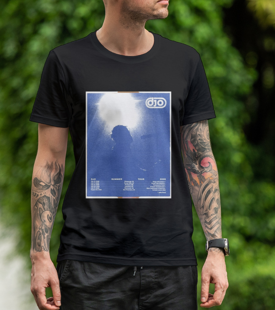 Djo Summer Tour 2026 Pittsburgh New York New Haven Louisville Milwaukee San Francisco T-Shirt